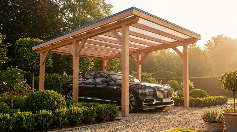 Carport bauen — Komplettanleitung mit Kosten, Material & Genehmigung
