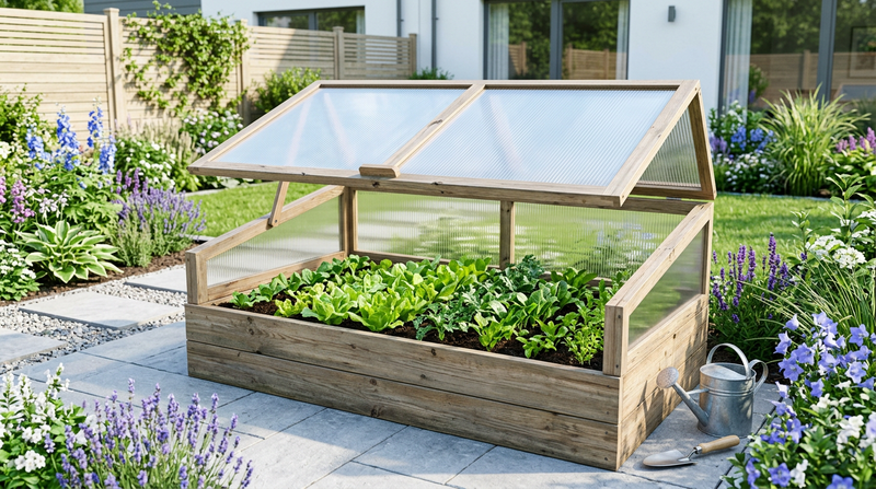Frühbeetaufsatz & Hochbeet-Abdeckung aus Hohlkammerplatten bauen