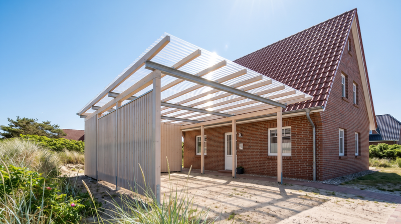 Carport in Schleswig-Holstein: Baugenehmigung & Eindeckung