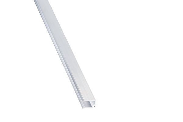 Alu-U-Profil A4 Kantenschutz mit Tropfnase - Silber pressblank