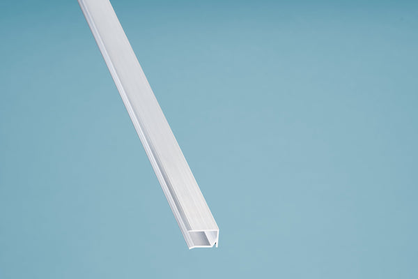Alu-U-Profil A4 Kantenschutz mit Tropfnase – Silber pressblank
