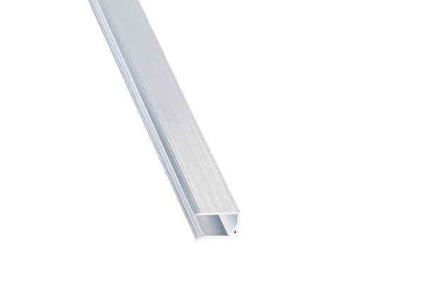 Alu-U-Profil A1/A4 Kantenschutz mit Tropfnase - Silber pressblank