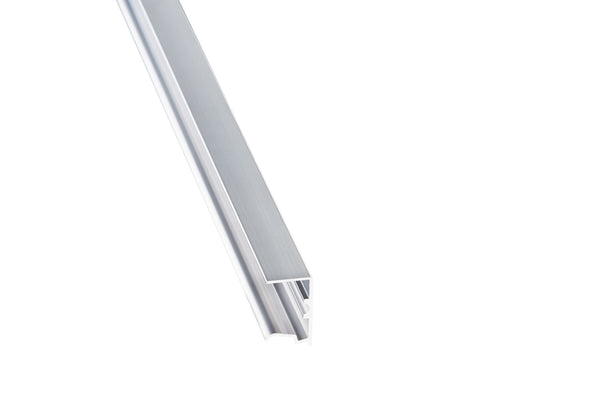 Alu-U-Profil A3 Kantenschutz mit Tropfnase - Silber pressblank