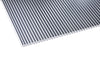 Stegplatte Polycarbonat Gestreift 16 "Zebrastyle" – Anthrazit /Klar – 16mm, 980mm Breite, Klar / anthrazit kaufen – Produktbild freigestellt