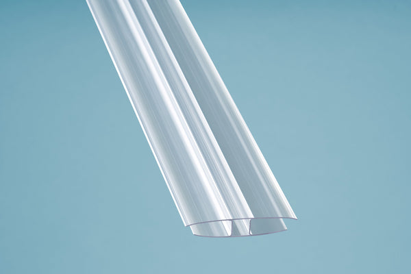 H-Profil PC transparent (10mm)