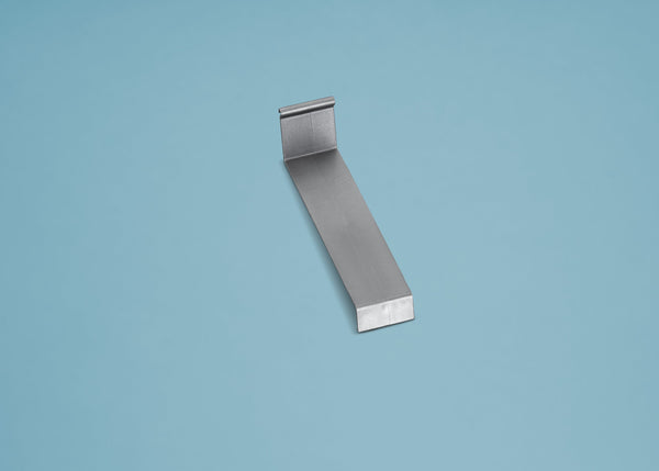 Verbindungsstück Alu-Wandanschluss – Silber