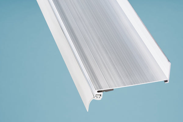 Alu-Wandanschluss – Silber pressblank