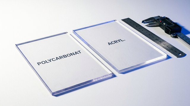 Polycarbonat vs. Acryl: welches Material ist besser?