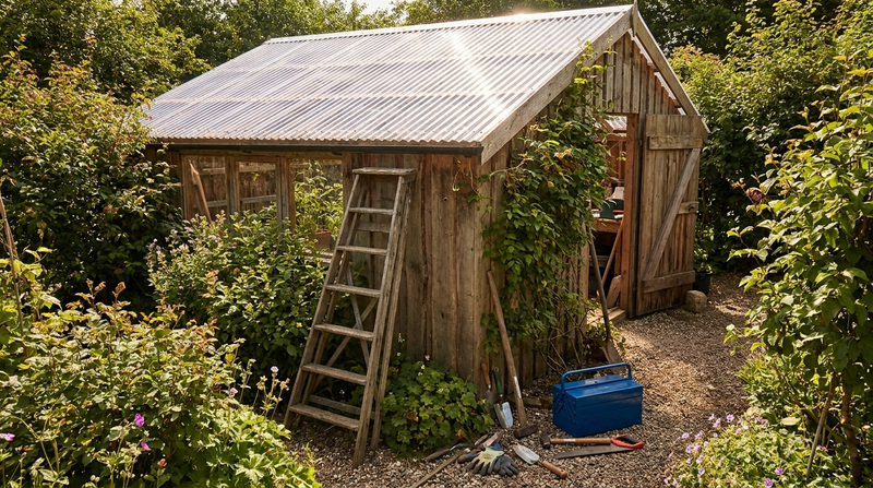 Gartenhaus-Dach erneuern: welche Bauplatte hält länger?
