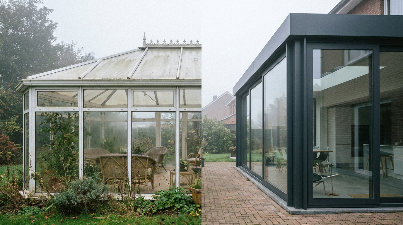 Wintergarten aus den 90ern modernisieren - BIWO