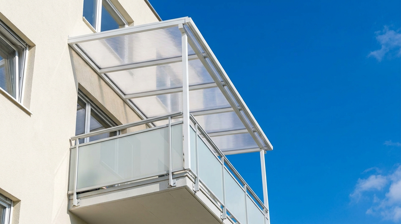Balkon überdachen – Balkondach selber bauen