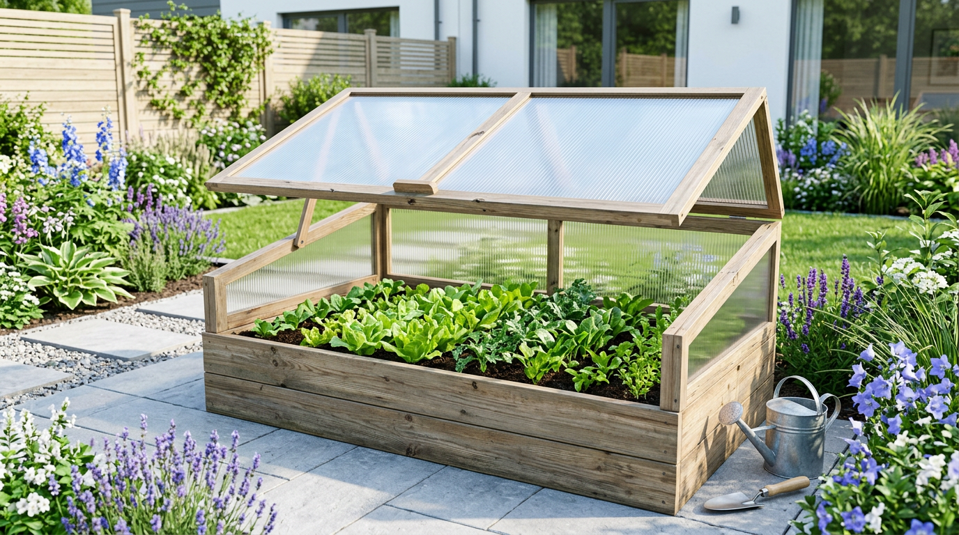 Frühbeetaufsatz & Hochbeet-Abdeckung aus Hohlkammerplatten bauen