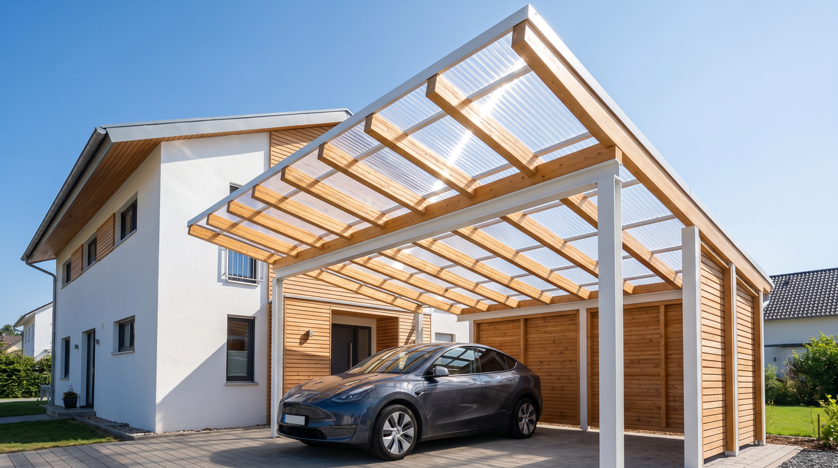 Carport in Hessen: Baugenehmigung & Eindeckung