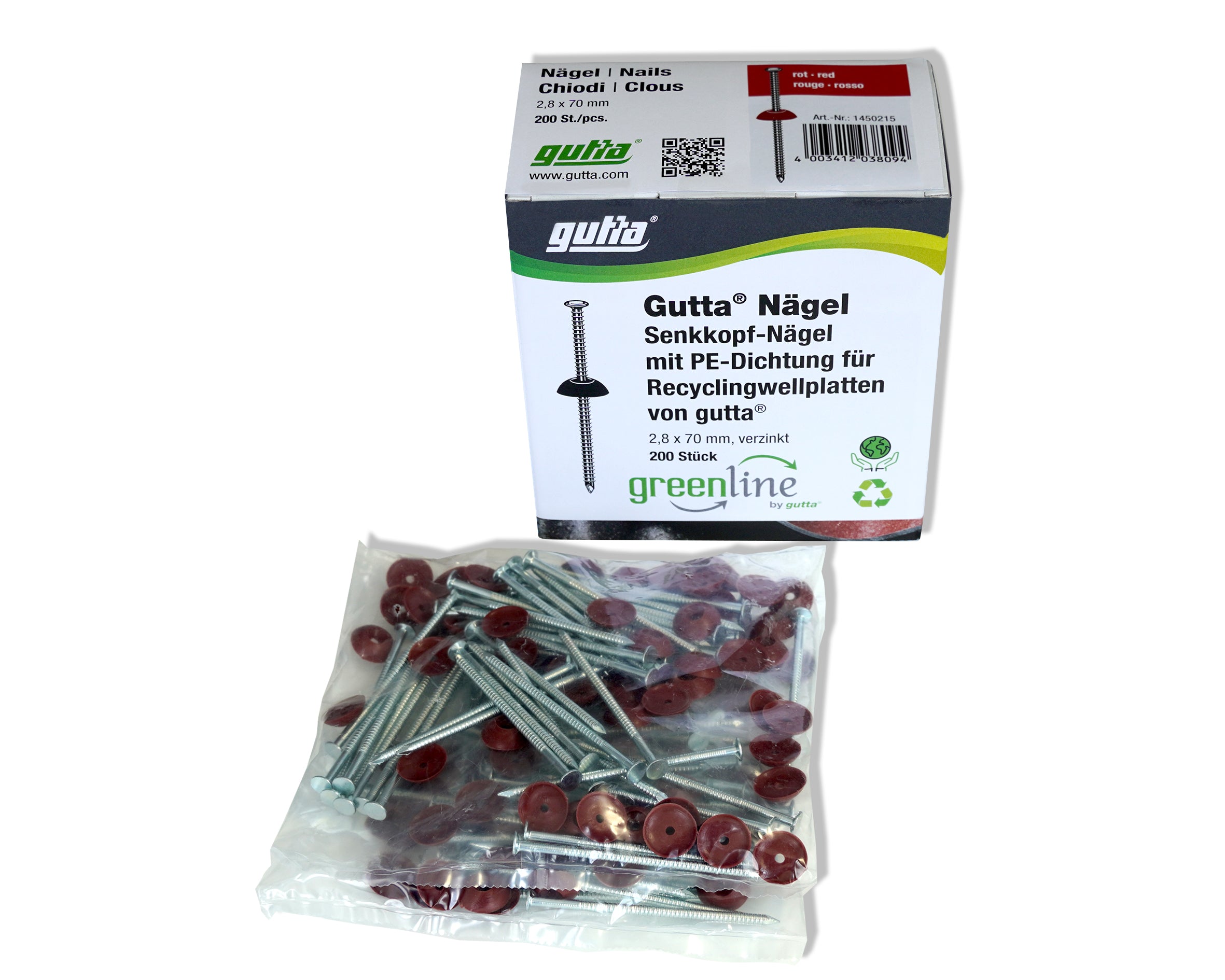 Scobanit Nägel – 2mm Breite, Rotbraun