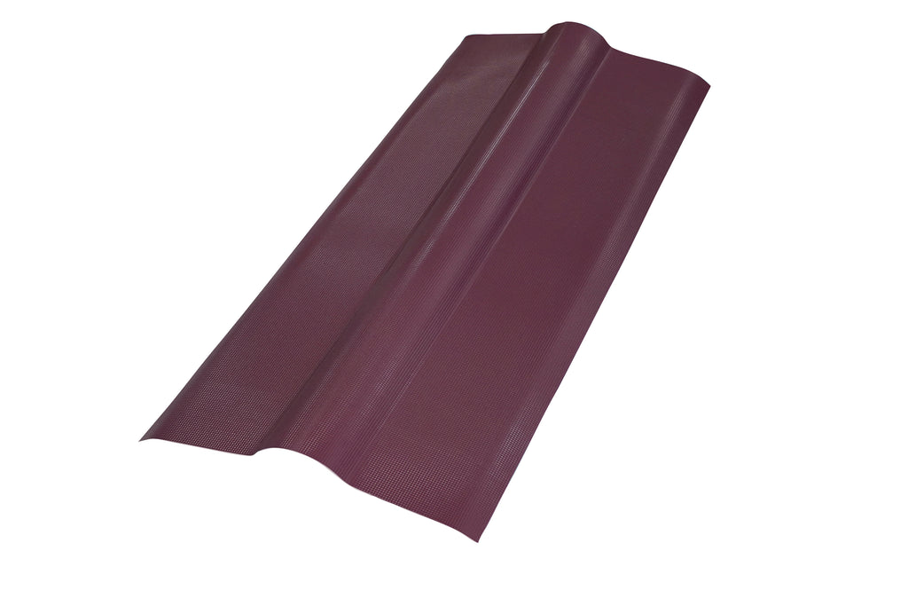 Scobanit Firsthauben – 250mm Breite, Rotbraun