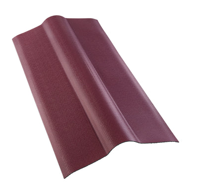 Scobanit Firsthauben – 250mm Breite, Rotbraun (Art. 1900406)