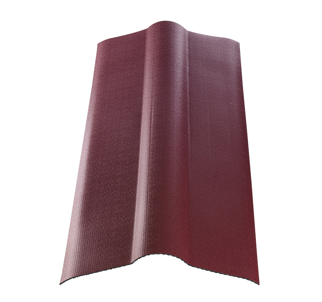 Scobanit Firsthauben – 250mm Breite, Rotbraun (Art. 1900406)