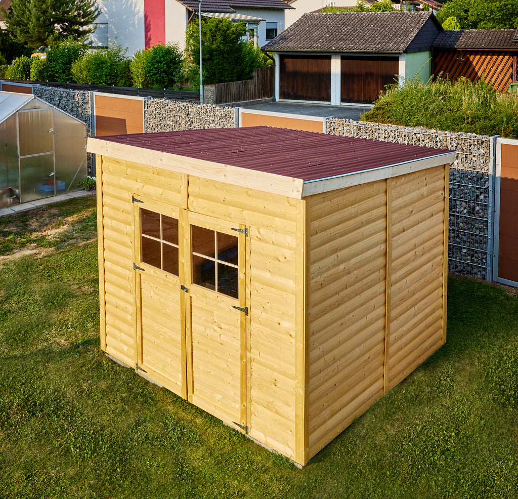 Scobanit light – 4mm, 900mm Breite, Rotbraun