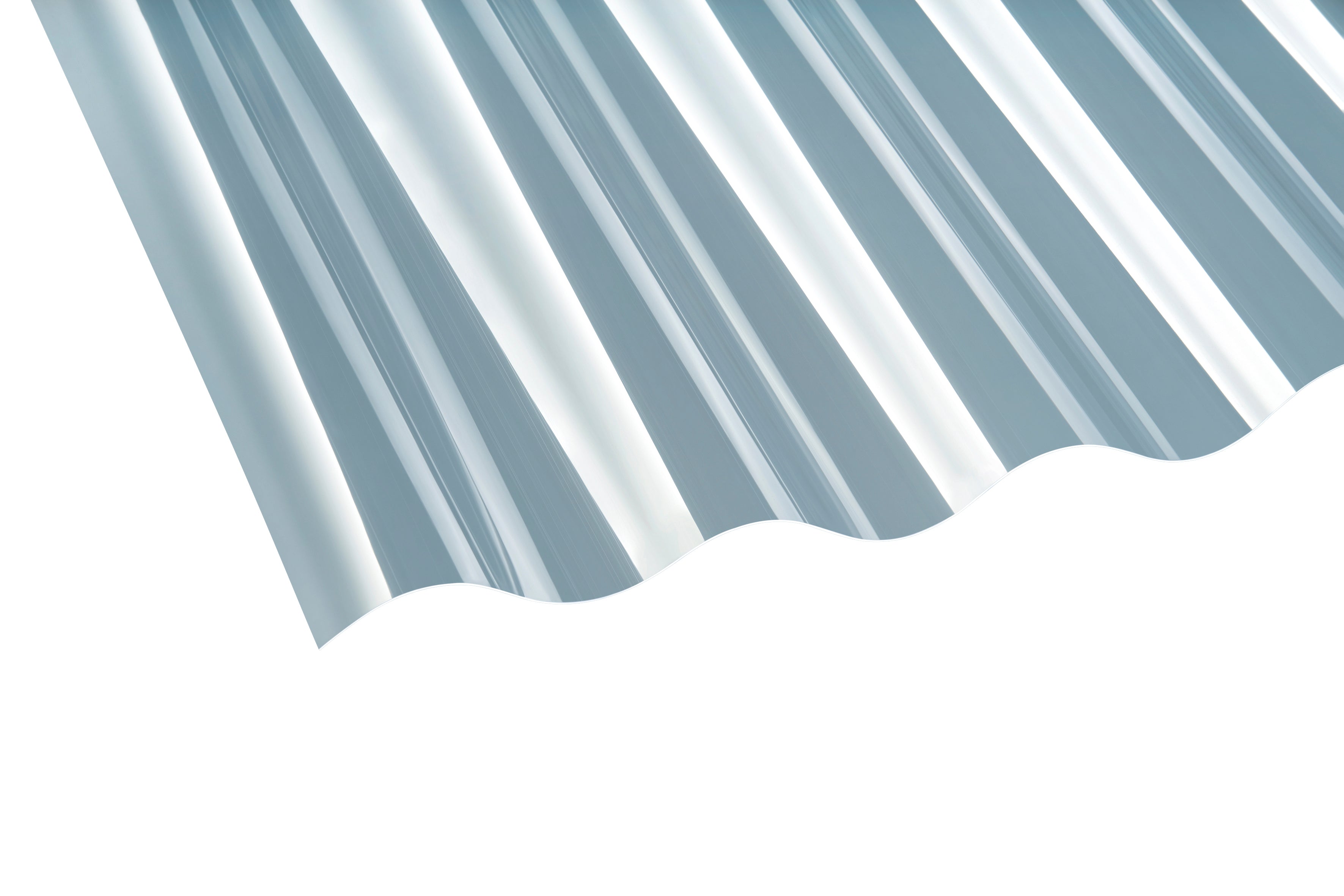 PVC Profilplatten – 1mm, 1000mm Breite, Klar