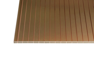 Stegplatte Acryl Acryl Premium 16mm Bronce – 980mm