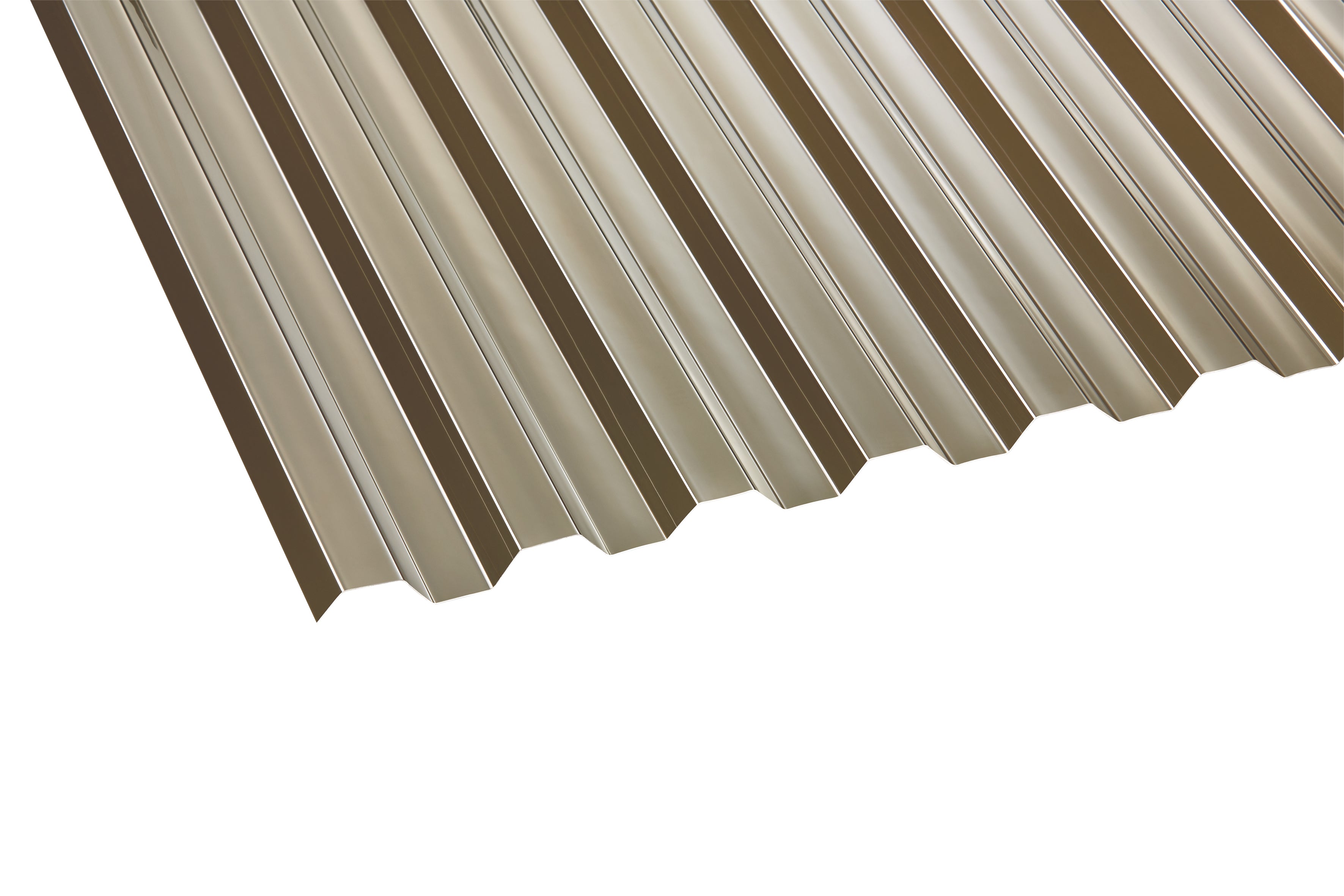 PC Profilplatten – 1mm, 1040mm Breite, Bronce