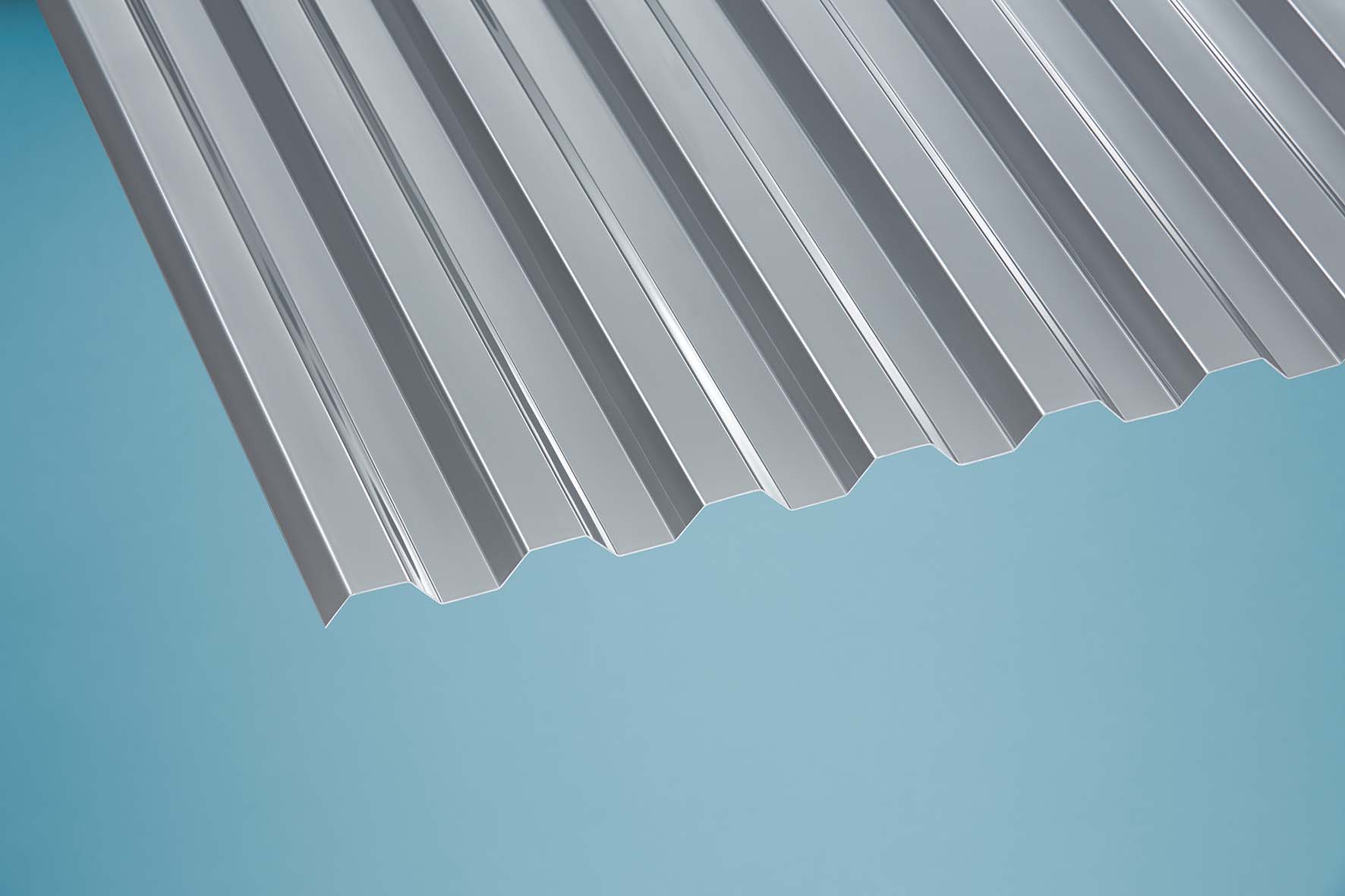 PC Profilplatten – 1mm, 1040mm Breite, Grau