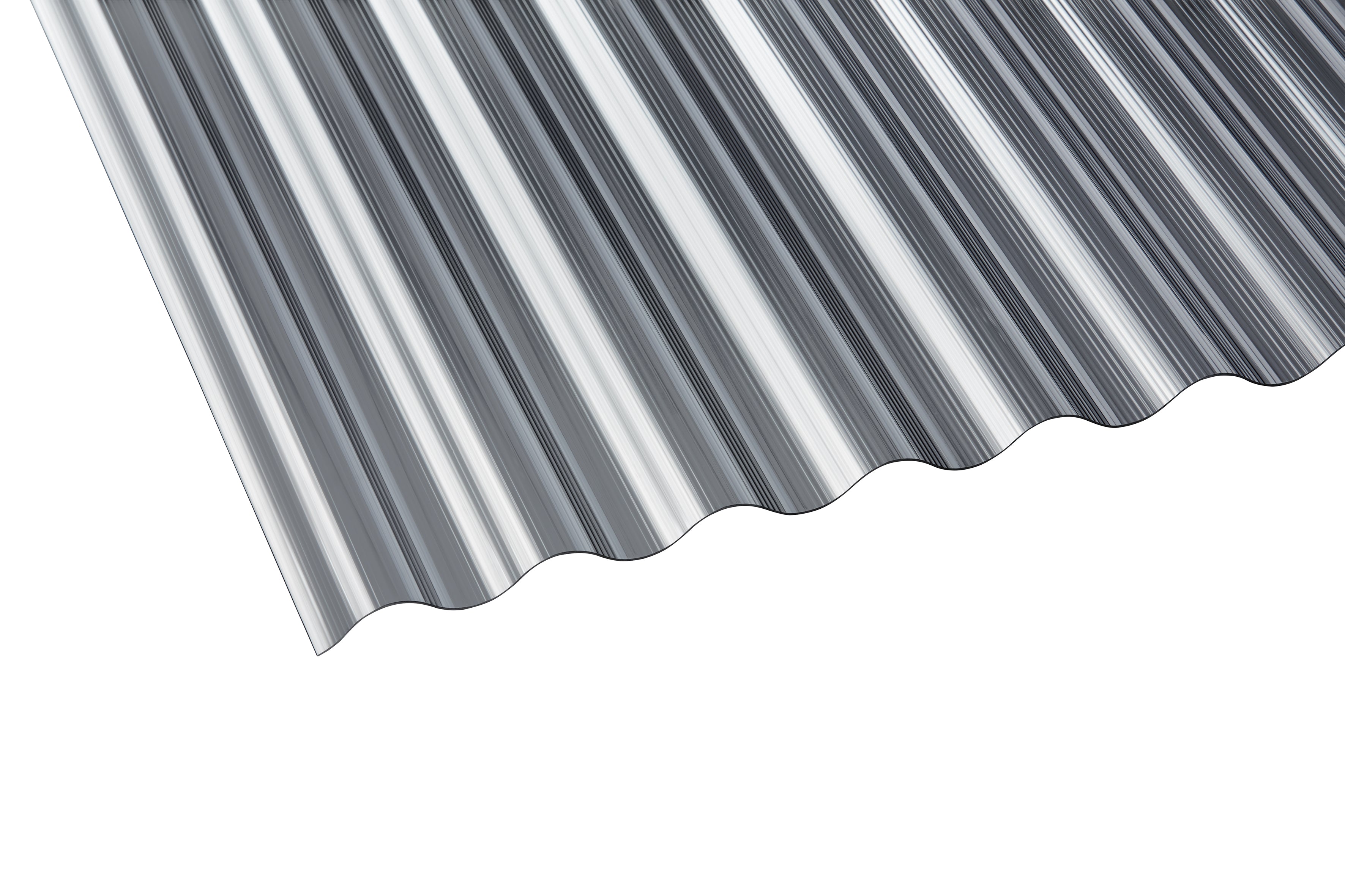 PC Profilplatten Gerillt – 1mm, 900mm Breite, Anthrazit