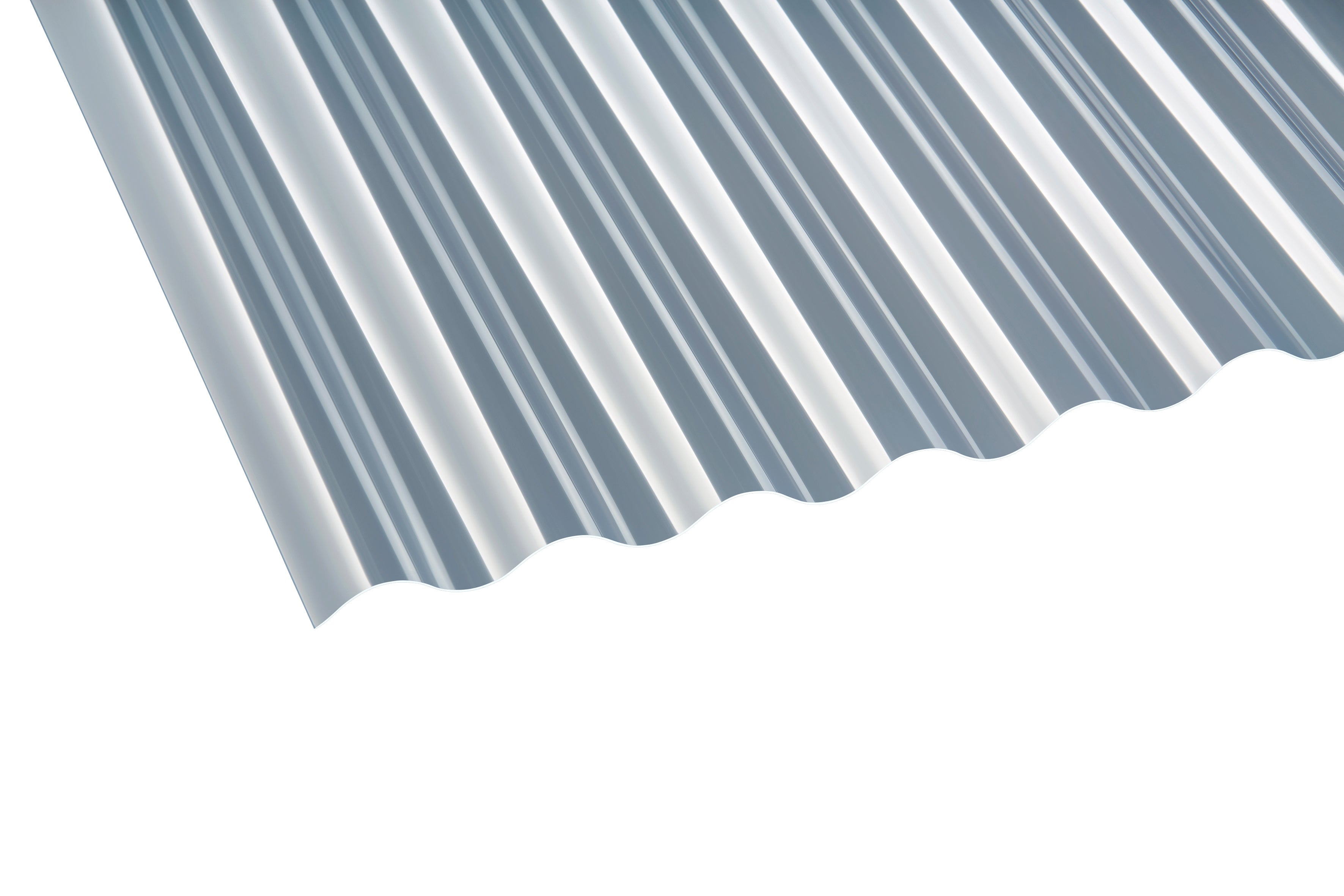 PET Profilplatten – 1mm, 900mm Breite, Klar