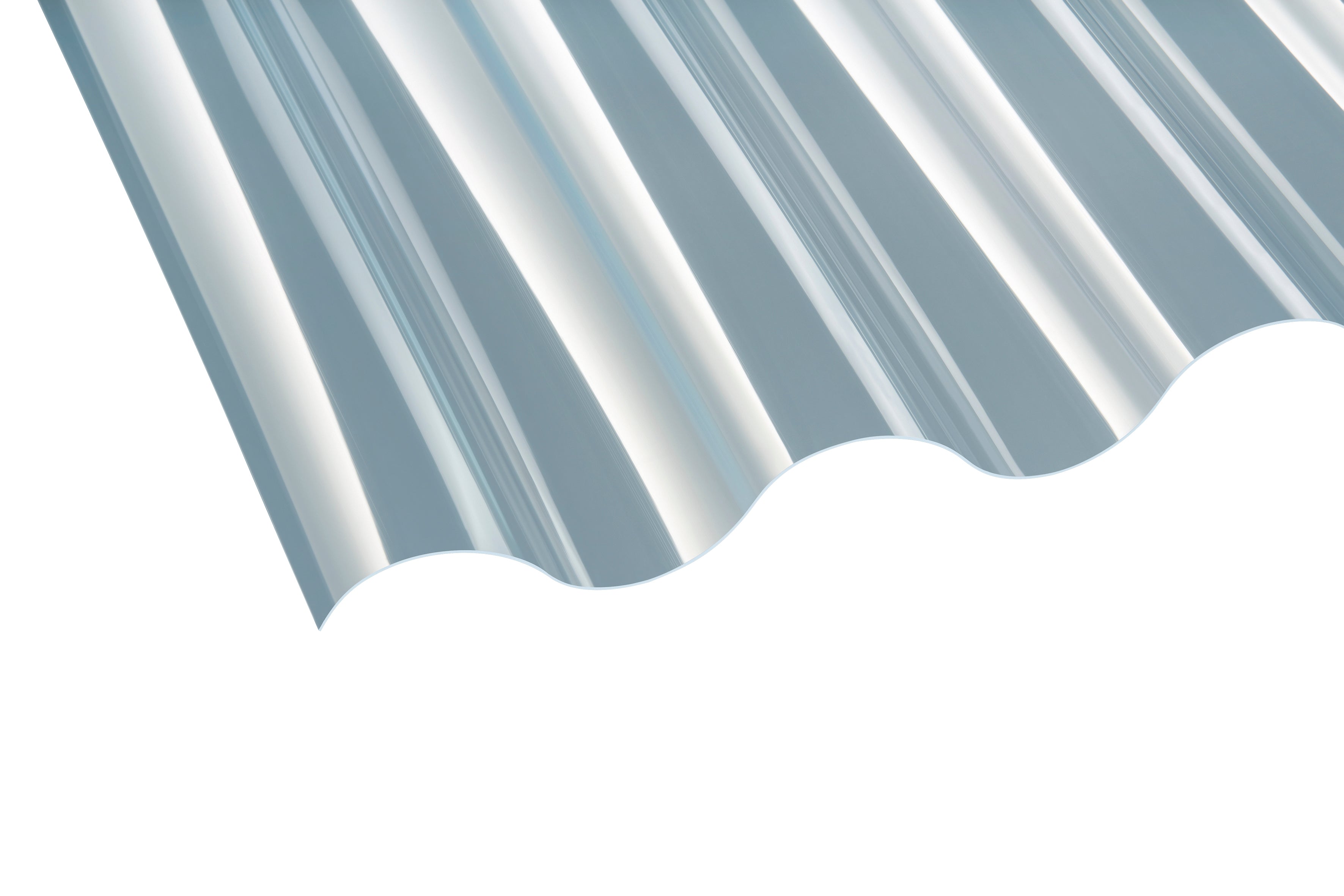 PET Profilplatten – 1mm, 1152mm Breite, Klar