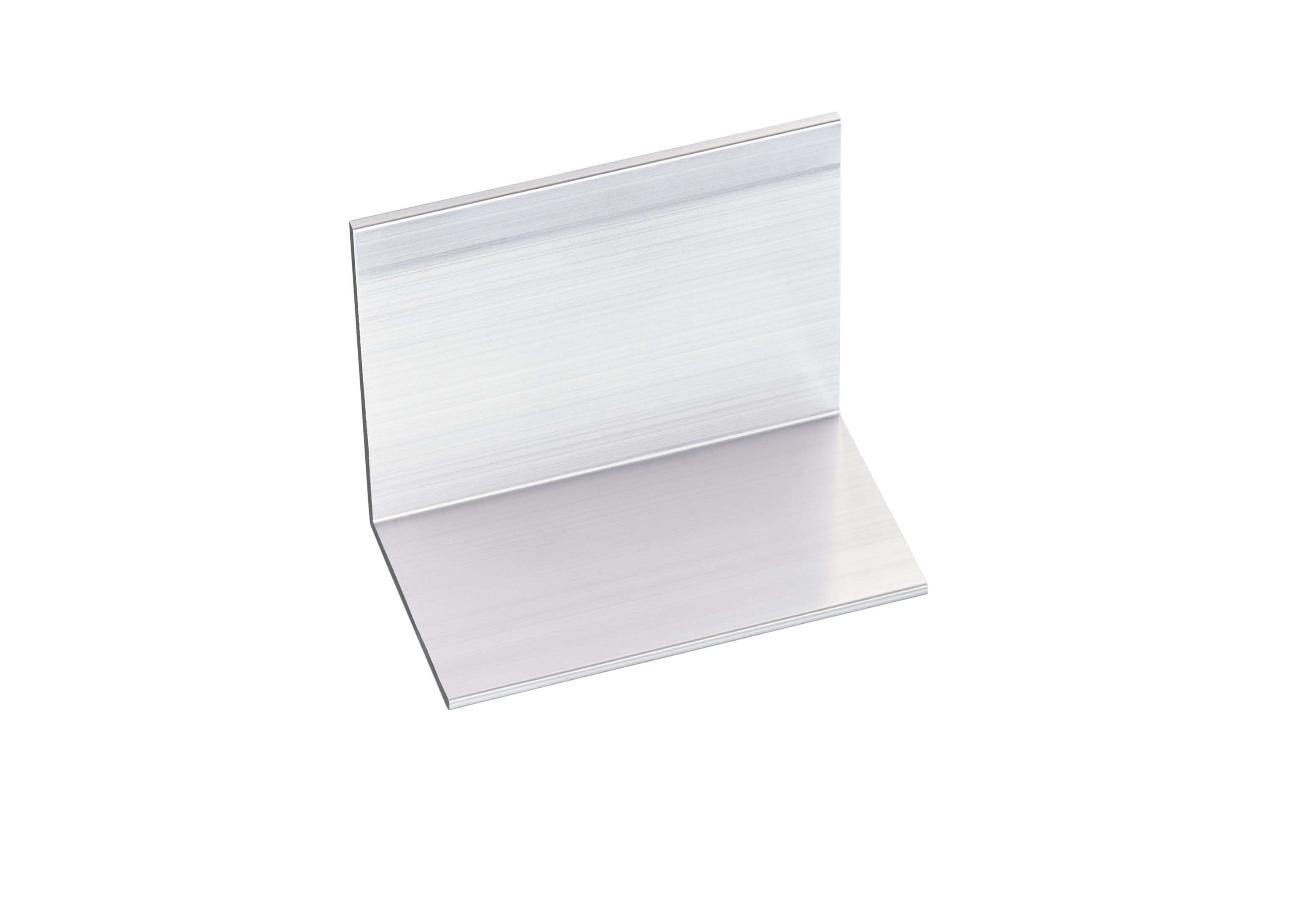 Alu Abschluss- und Haltewinkel – 10mm, 60mm Breite, Pressblank