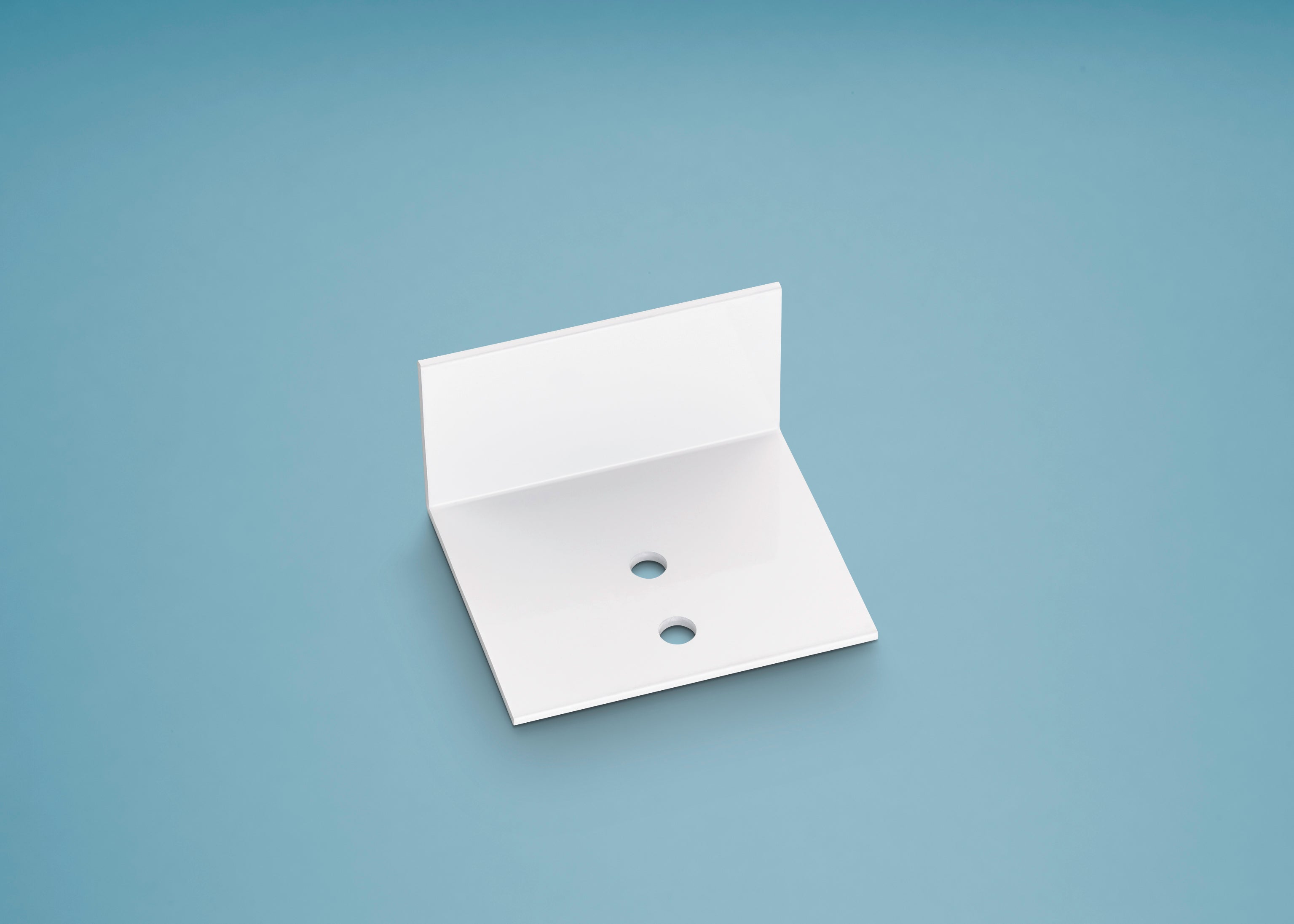 Alu Abschluss- und Haltewinkel – 10mm, 60mm Breite, Weiß