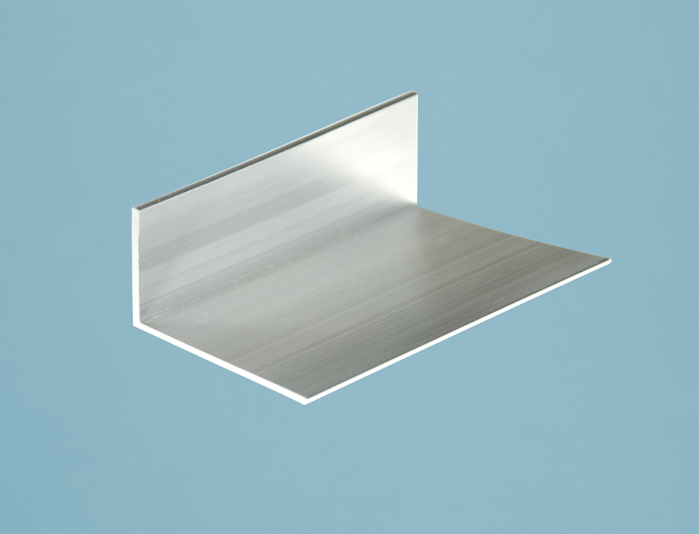 Alu Abschluss- und Haltewinkel – 8mm, 80mm Breite, Pressblank