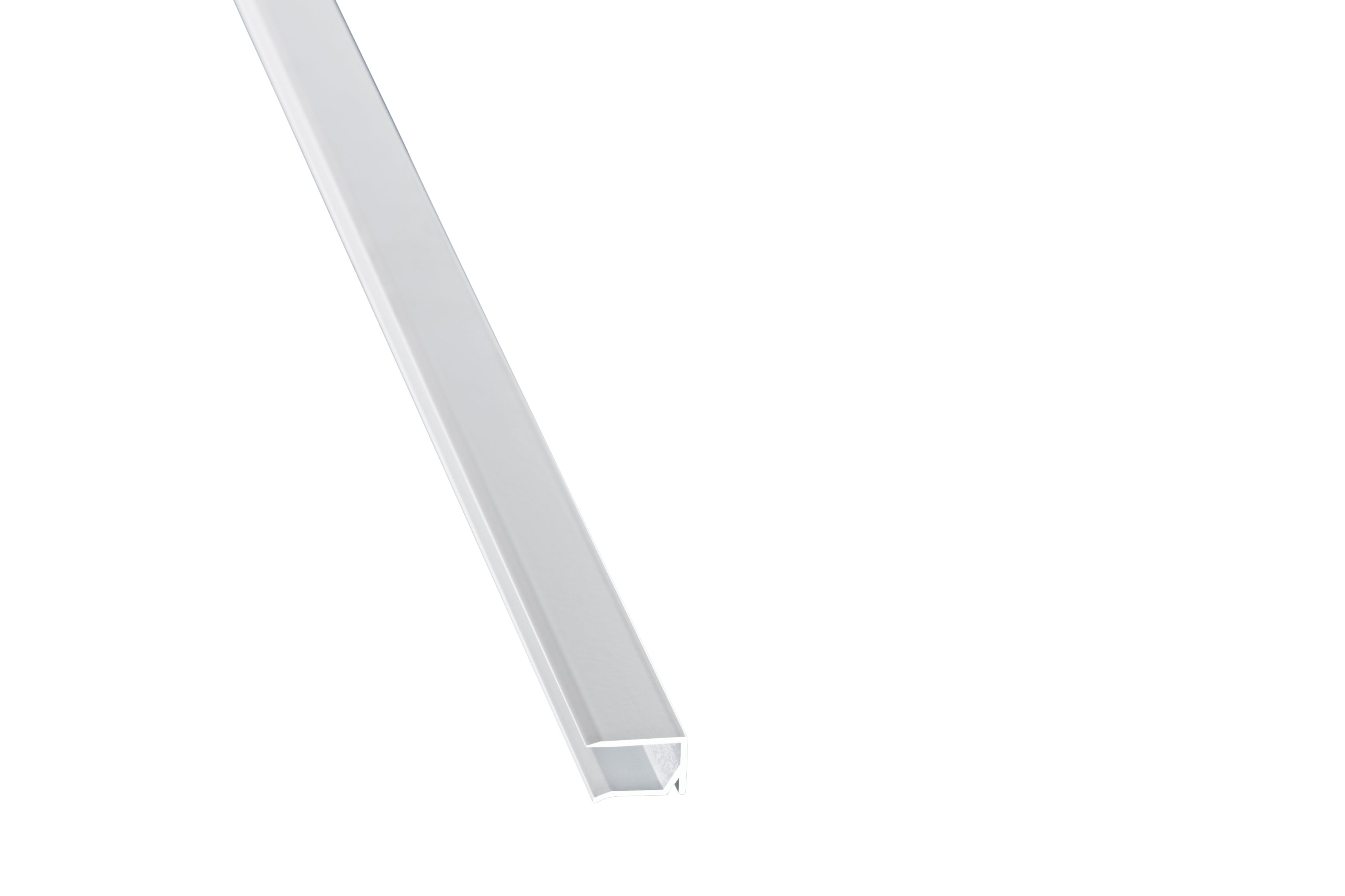 Alu-U-Profil – 10mm, Weiß