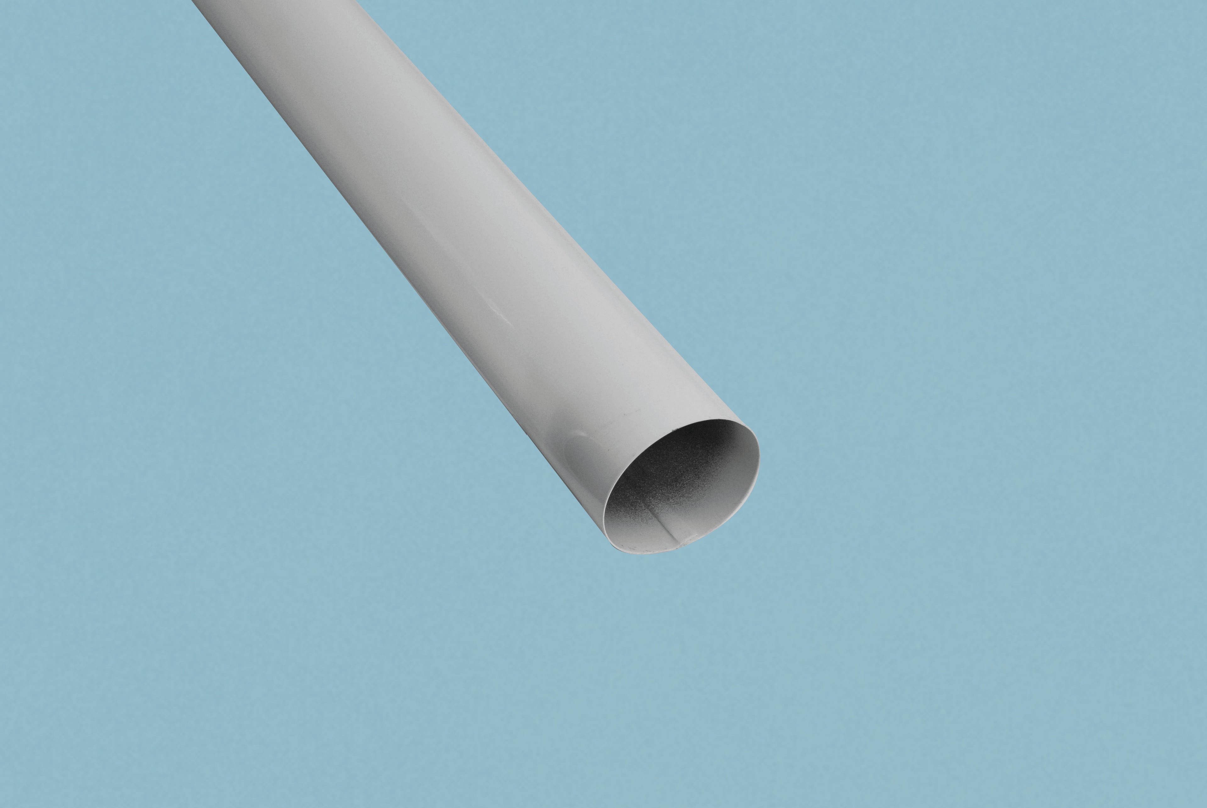 Alu Fallrohr – 80mm Breite, Weiß (Art. 4292630-2)