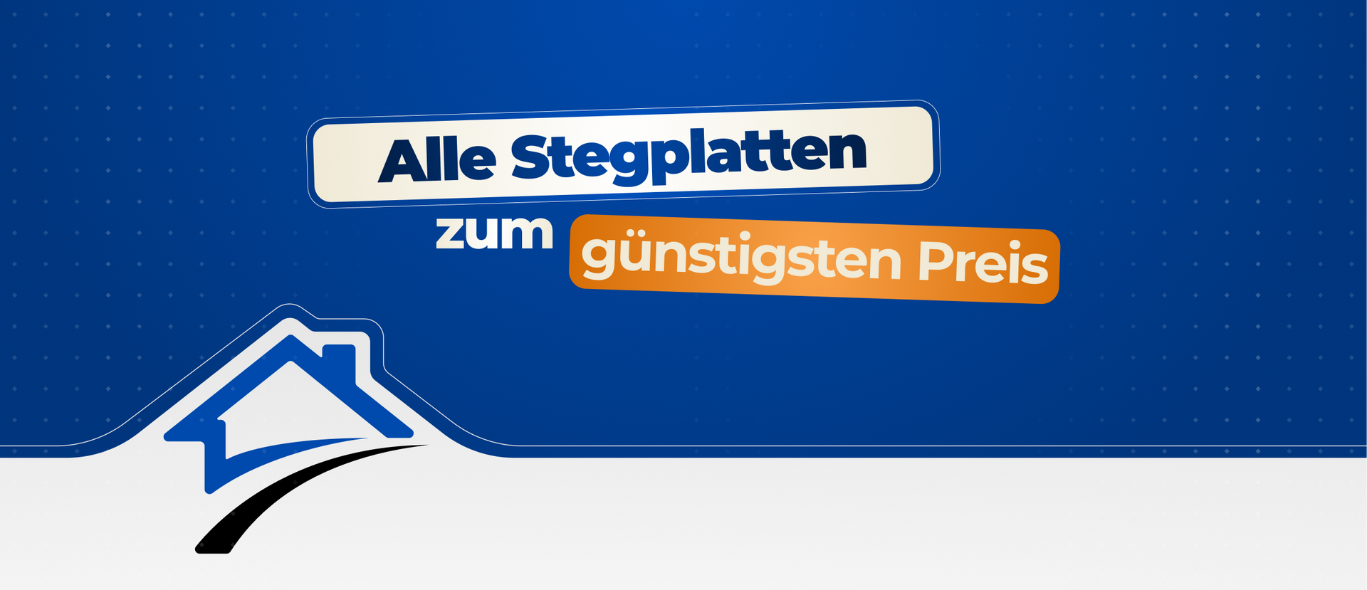 Alle Stegplatten zum günstigen Preis Banner