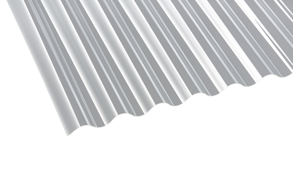 Acryl Profilplatten glatt – 2mm, 1045mm Breite, Klar kaufen – Produktbild freigestellt