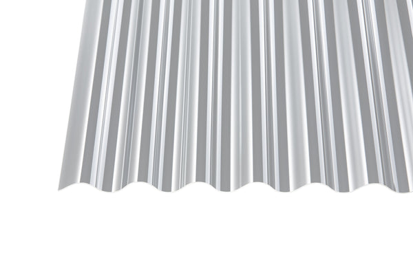 Acryl Profilplatten glatt – 2mm, 1045mm Breite, Klar