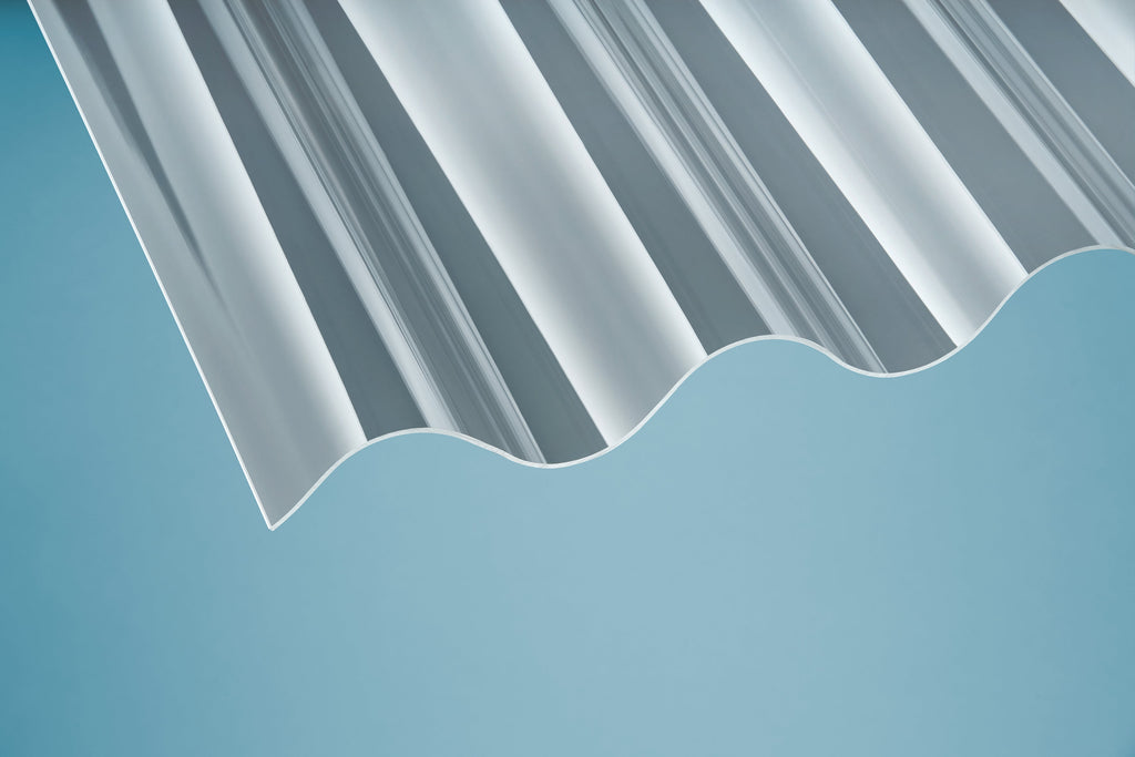 Acryl Profilplatten glatt PS 177/51 – 3mm, 920mm Breite, Klar – Produktansicht 4