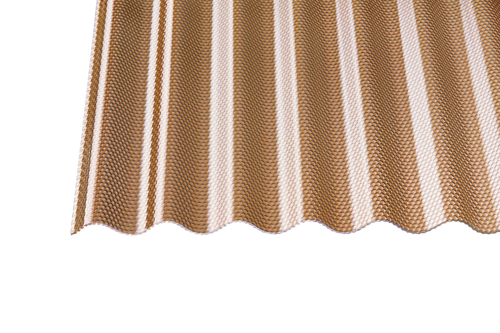 Acryl Profilplatten Wabe – 3mm, 1045mm Breite, Bronze – Produktbild freigestellt