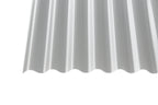 Acryl Profilplatte Wabe Sinus 76/18 3mm Klar – Detailansicht