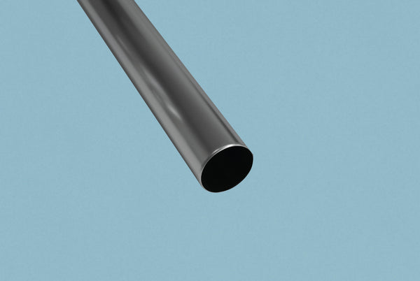 Alu-Fallrohr – Silber pressblank