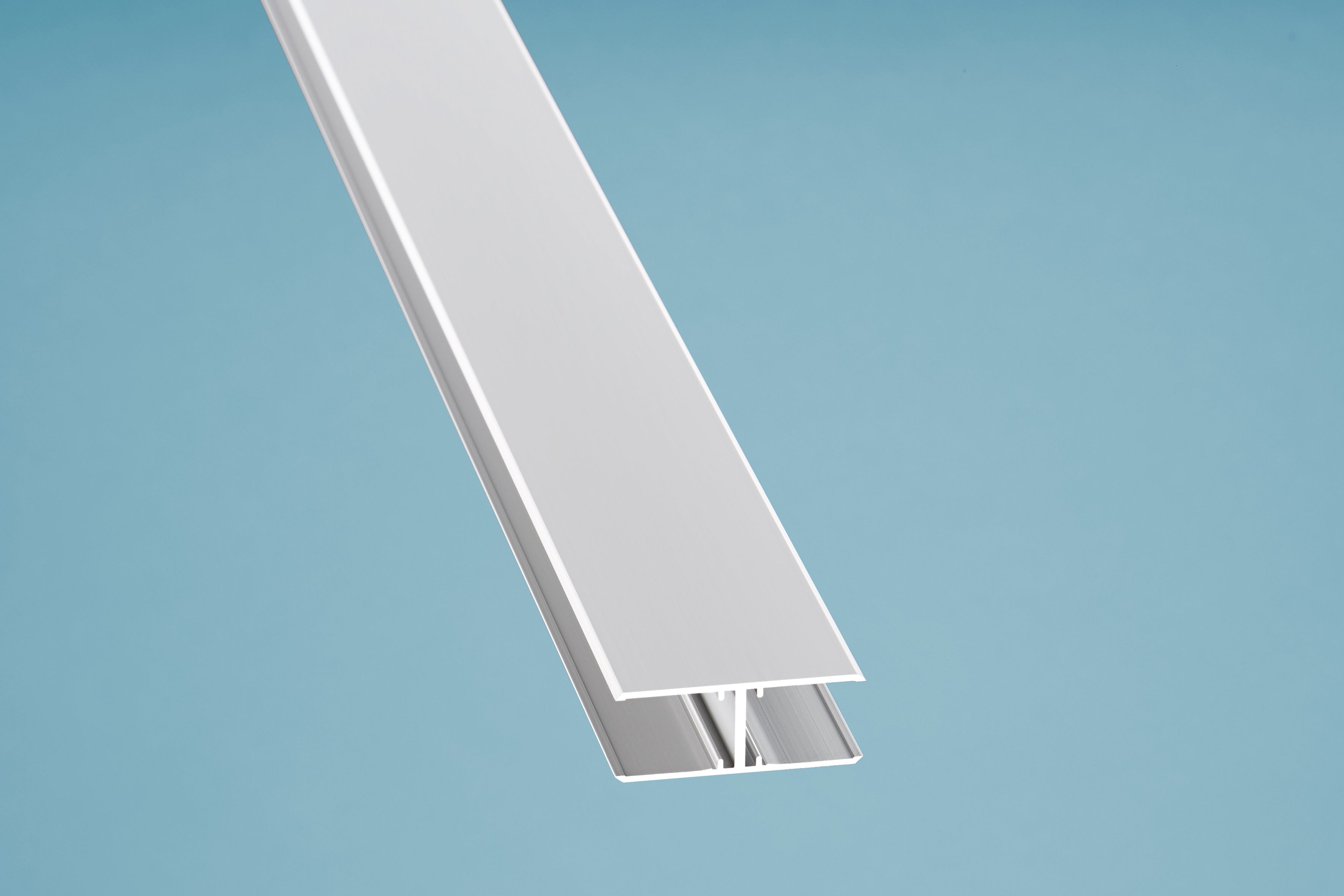 Alu-H-Profil – 16mm, Silber eloxiert – Produktansicht