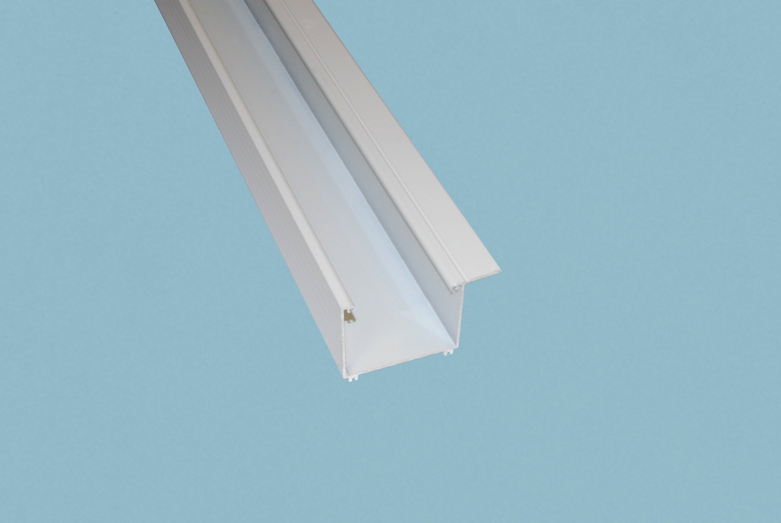 Alu Regenrinne – 90mm Breite, Weiß (Art. 4292604-2) – Produktansicht 3