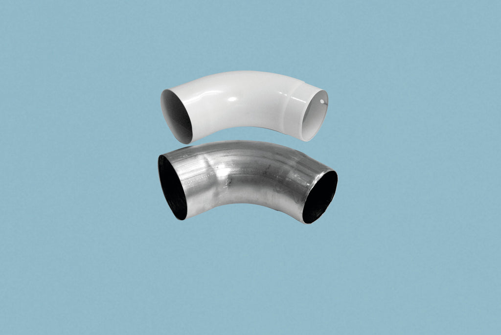 Alu Rohrbogen – Silber – Produktfoto 4