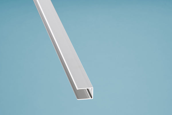 Alu-U-Profil – 16mm, Silber eloxiert