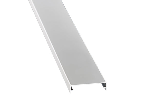 Alu Zierklemmdeckel – 60mm Breite, Weiß kaufen – Produktbild freigestellt