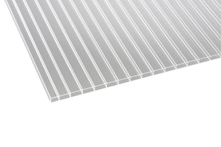 Hohlkammerplatte Polycarbonat Recycling Blueline 16mm Klar – 1200mm
