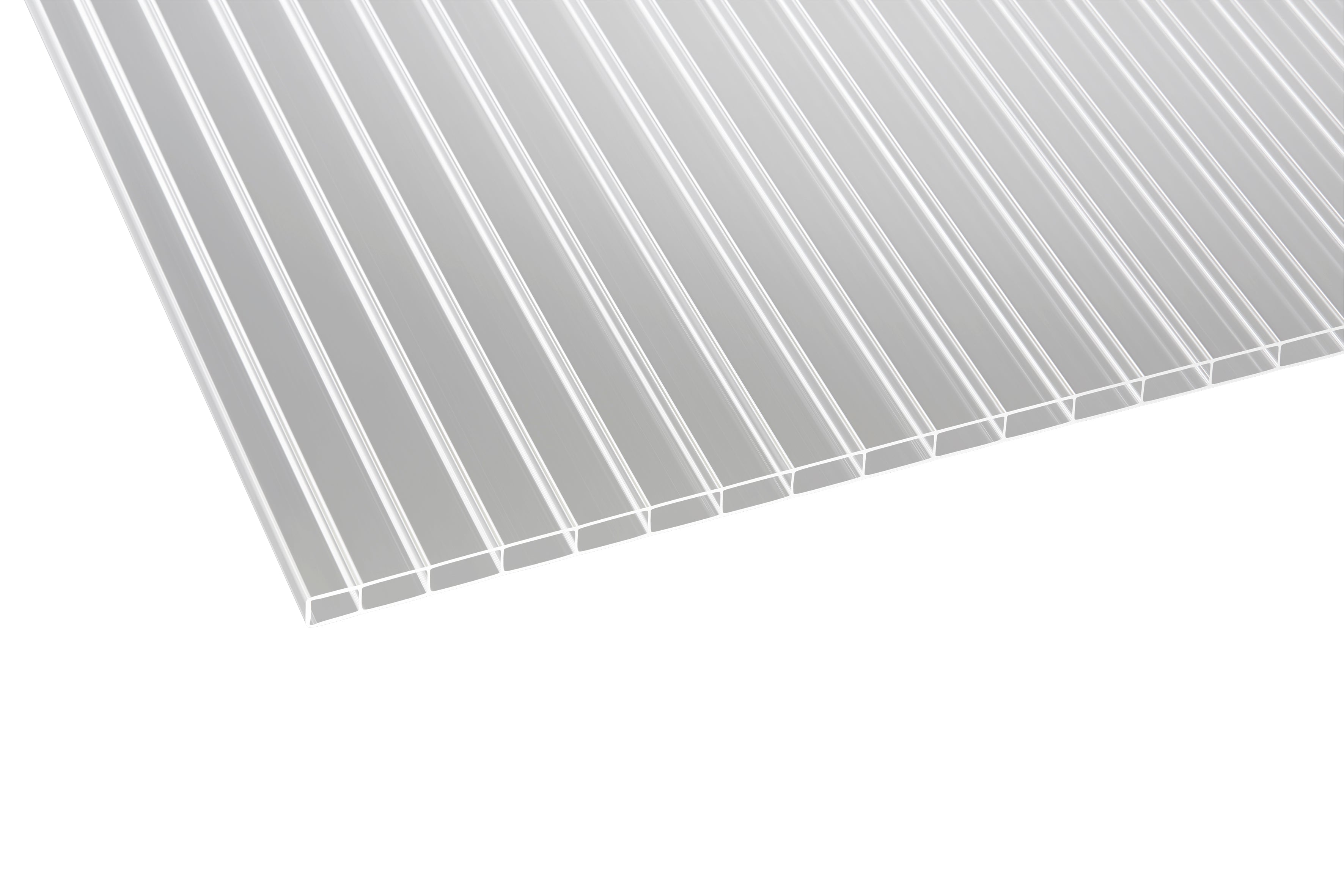 Stegplatte Polycarbonat blueline 16 – 16mm, Opalweiß kaufen – Produktbild freigestellt