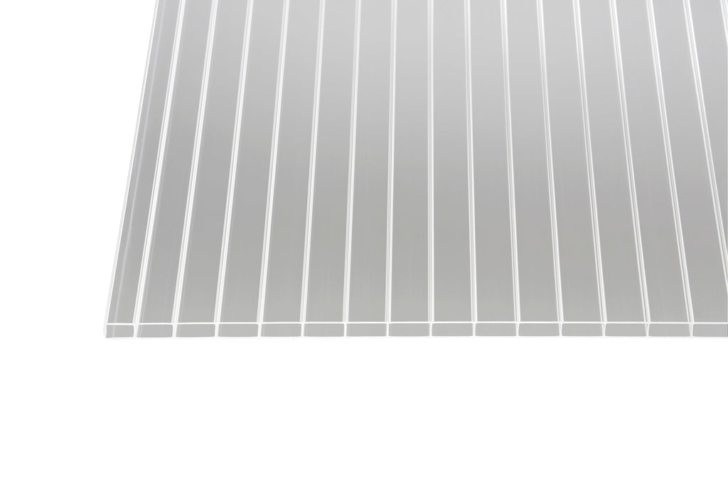 Stegplatte Polycarbonat blueline 16 – 16mm, Opalweiß – Produktbild freigestellt 2