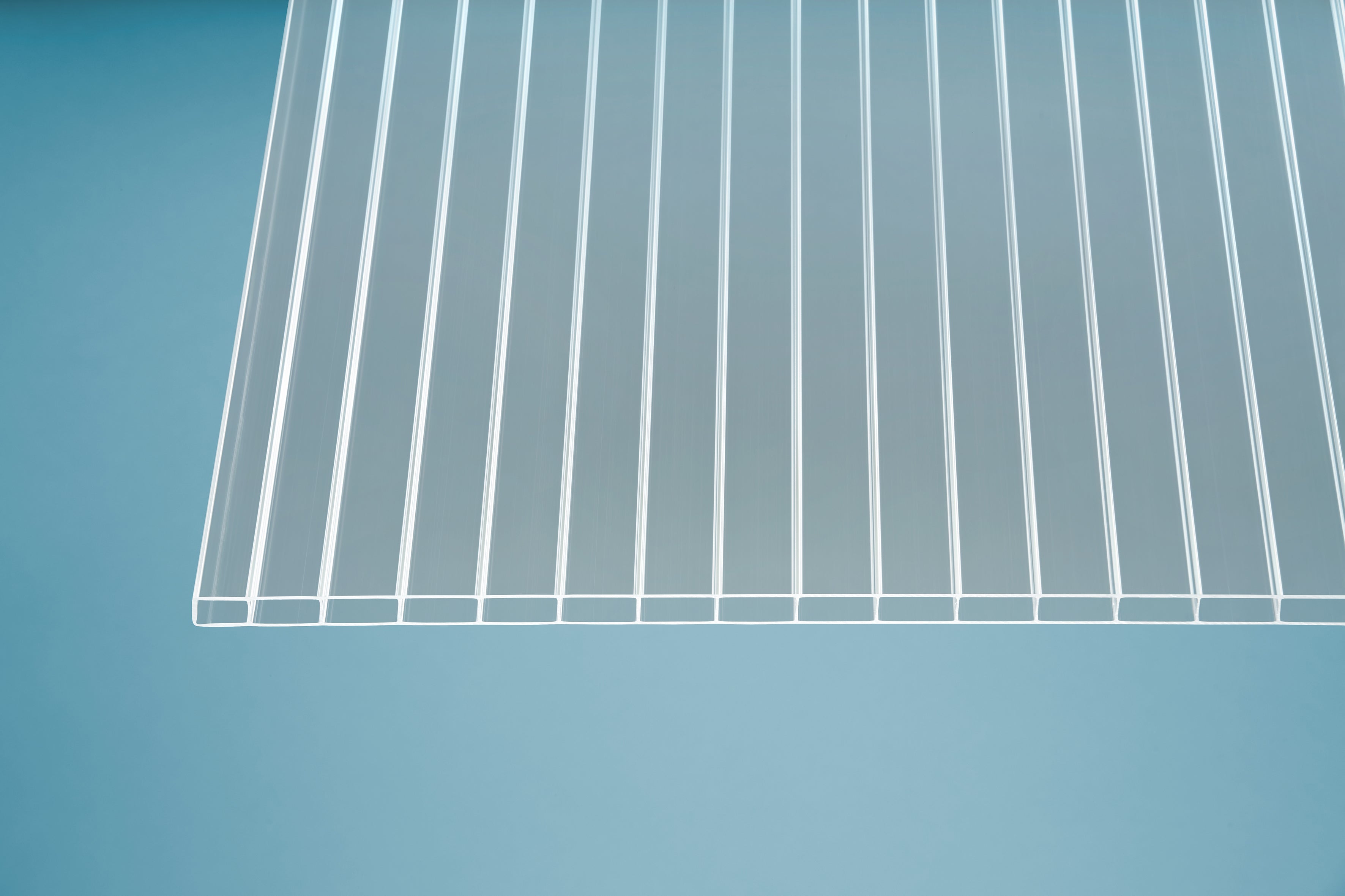 Stegplatte Polycarbonat blueline 16 – 16mm, Opalweiß – Produktansicht 3